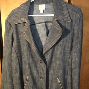 Navy jacket , XL JM Collection